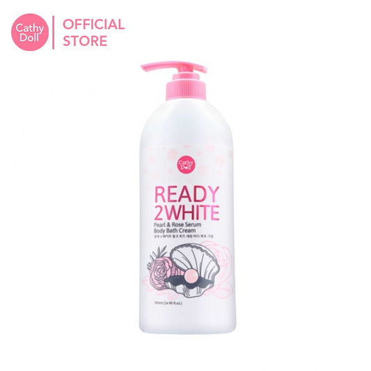 Cathy Doll Ready 2 White Pearl And Rose Serum Body Bath Cream 500ml