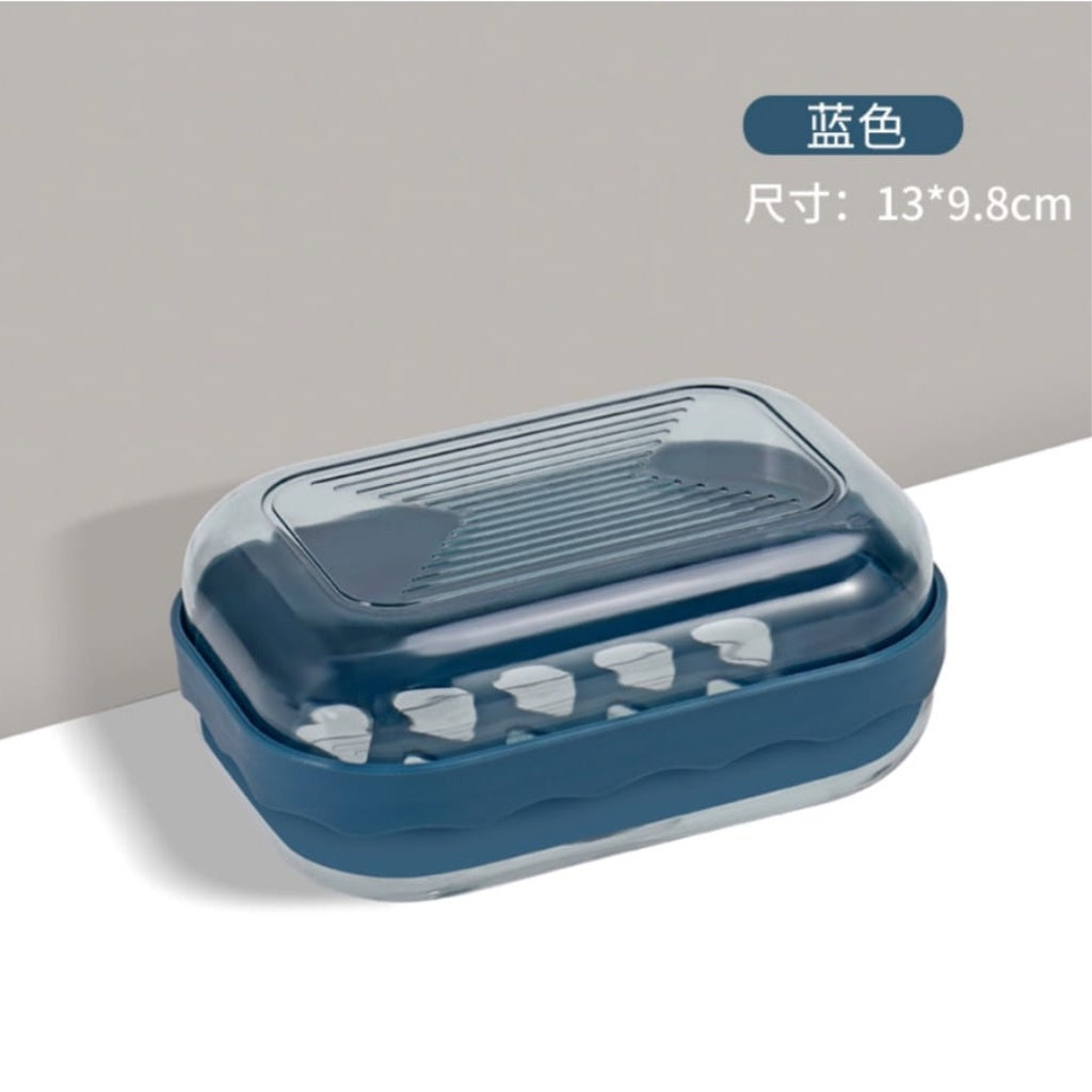 [SG INSTOCK]Clear top  Soap Dish soap box soap holder Version II