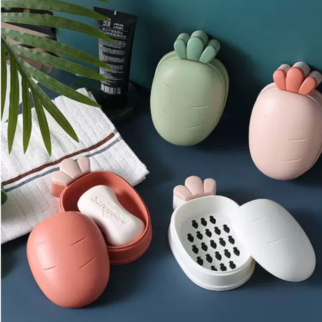 [SG INSTOCK]Carrot Soap Dish soap box  soap holder
