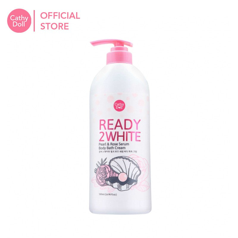 Cathy Doll Ready 2 White Pearl And Rose Serum Body Bath Cream 500ml