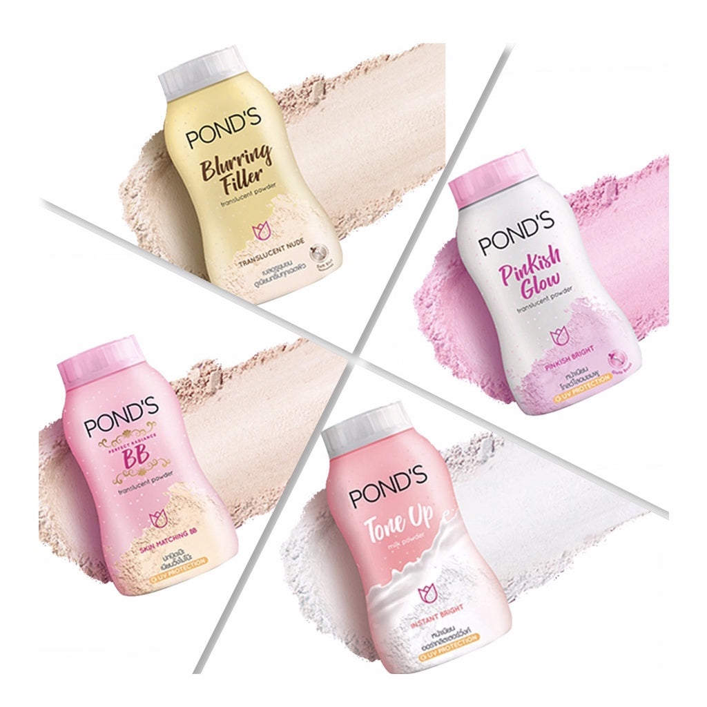 [SG INSTOCK] POND'S  3D HYA Korean Glow, BB, Blurring Filler, Oil Control , Pinkish White Glow Translucent Powder 50G