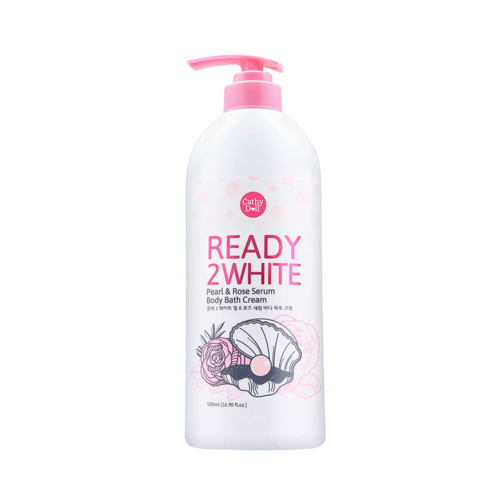 Cathy Doll Ready 2 White Pearl And Rose Serum Body Bath Cream 500ml