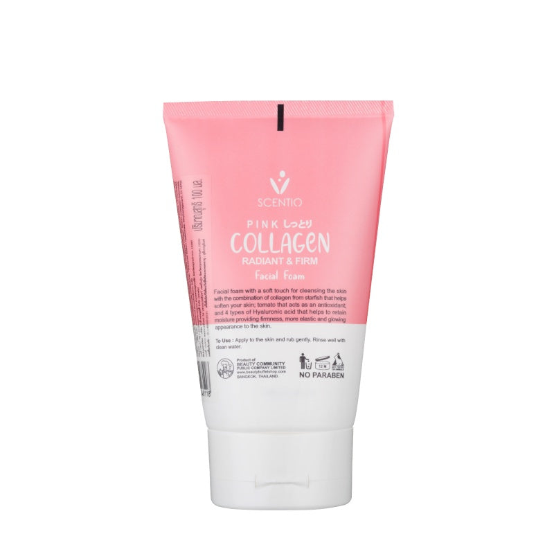 [SG INSTOCK]Scentio Beauty Buffet Pink Collagen Radiant & Firm Facial Foam