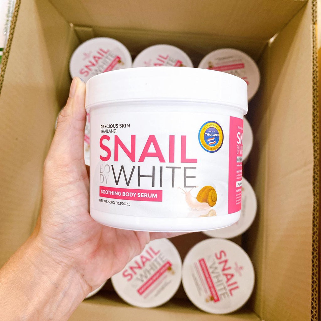 [SG INSTOCK] PRECIOUS SKIN THAILAND SNAIL WHITE SOOTHING BODY SERUM 500G
