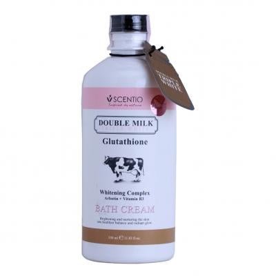 [SG INSTOCK] SCENTIO BEAUTY BUFFET DOUBLE MILK TRIPLE BRIGHT GLUTATHIONE BATH CREAM 350ML