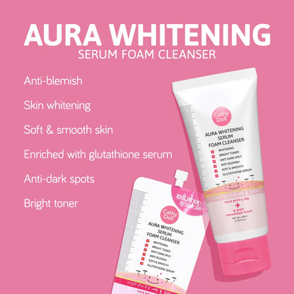 Cathy Doll Aura Whitening Foam Cleanser 100ml