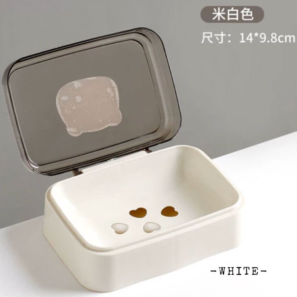 Clear top Soap Dish soap box soap holder