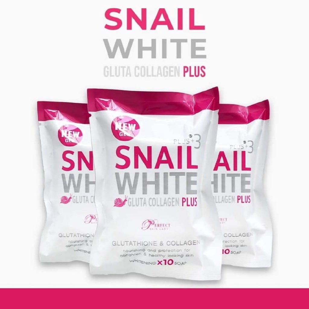 [SG INSTOCK] Perfect Skin Lady Snail White Gluta Collagen Plus X10 Whitening Soap