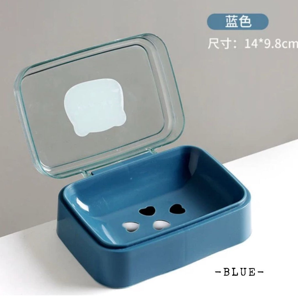Clear top Soap Dish soap box soap holder