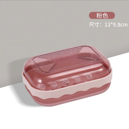 [SG INSTOCK]Clear top  Soap Dish soap box soap holder Version II