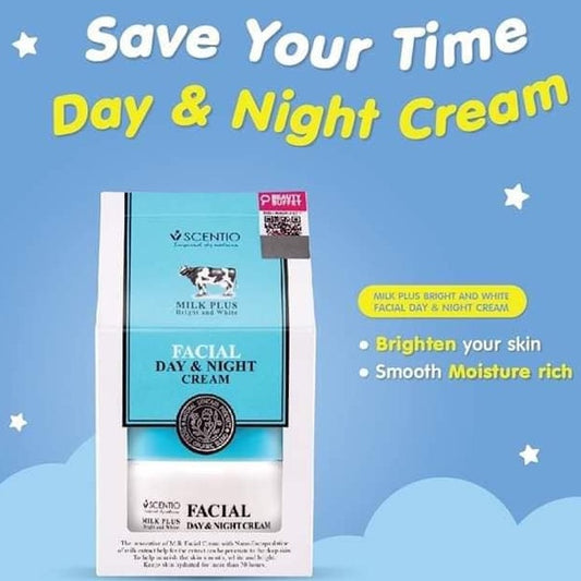 [SG INSTOCK] SCENTIO BEAUTY BUFFET MILK PLUS FACIAL DAY & NIGHT CREAM 50ML