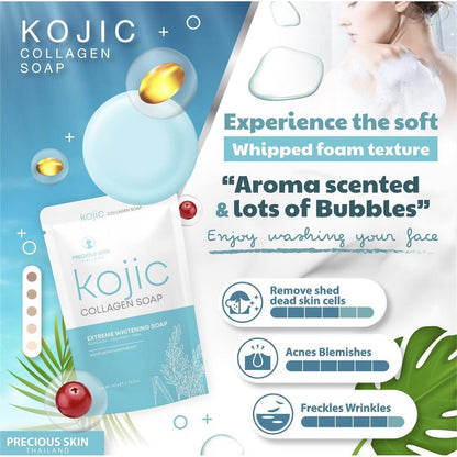 [SG INSTOCK] PRECIOUS SKIN THAILAND KOJIC COLLAGEN SOAP