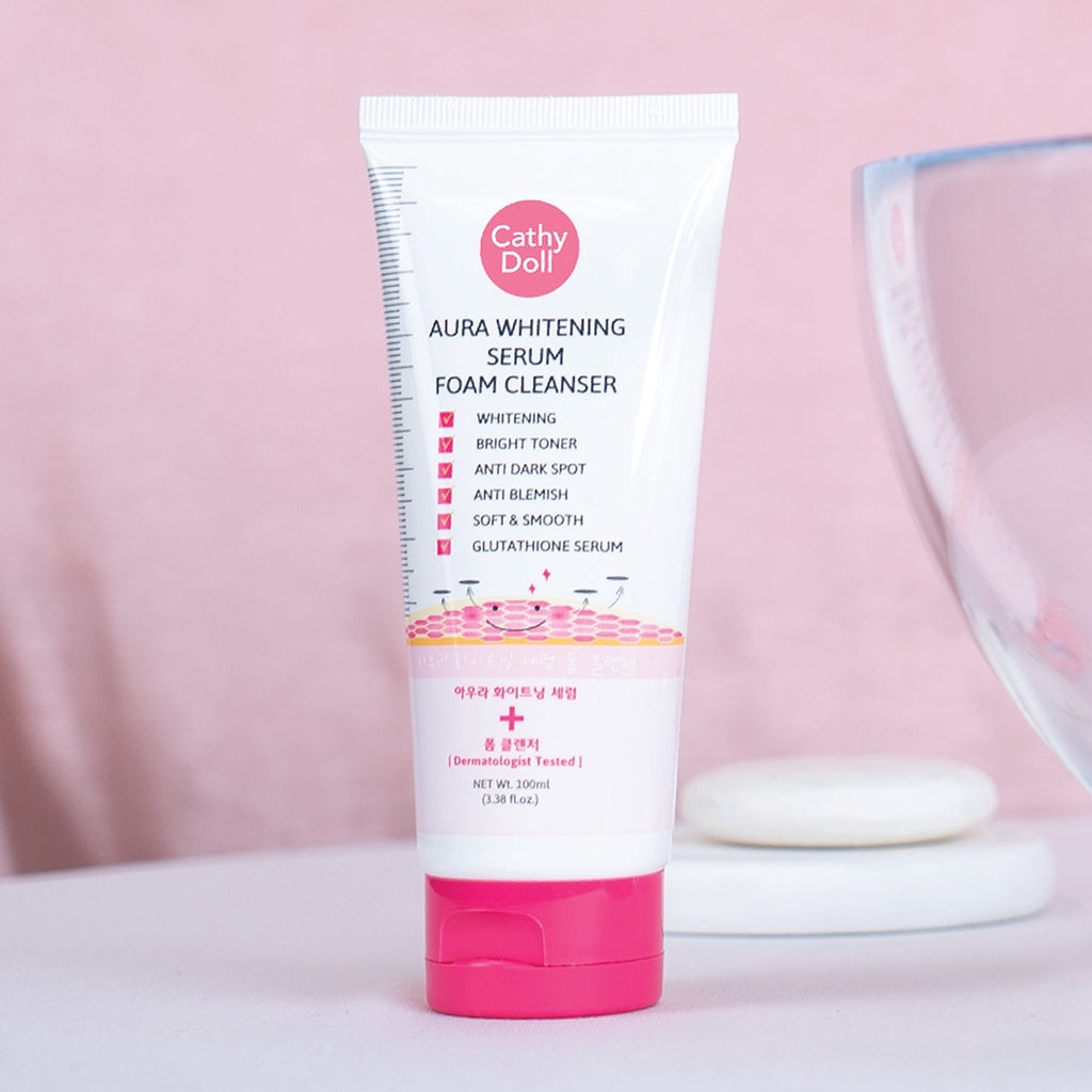 Cathy Doll Aura Whitening Foam Cleanser 100ml
