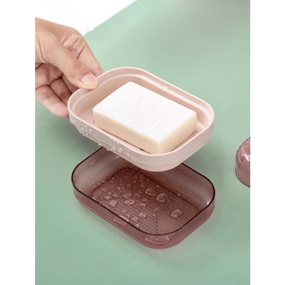 [SG INSTOCK]Clear top  Soap Dish soap box soap holder Version II