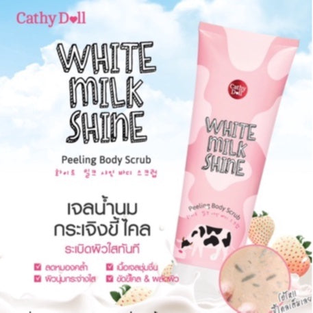 Cathy Doll White Milk Shine Peeling Body Scrub 320ml
