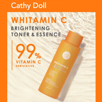 [SG INSTOCK] Cathy Doll Whitamin C Brightening Toner & Essence 300ML