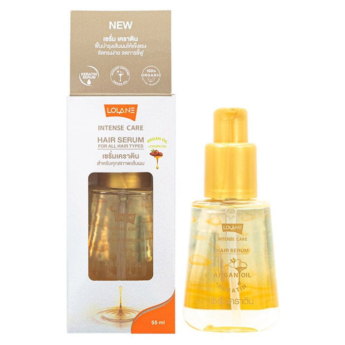 [SG INSTOCK] Lolane Intense Care Keratin Hair Serum 100% Organic 55ml