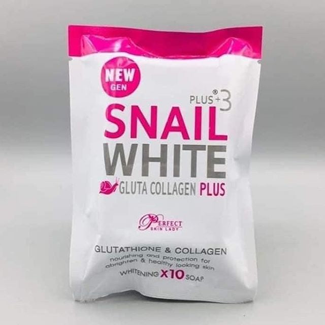 [SG INSTOCK] Perfect Skin Lady Snail White Gluta Collagen Plus X10 Whitening Soap
