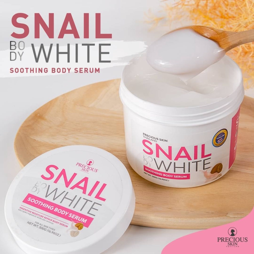 [SG INSTOCK] PRECIOUS SKIN THAILAND SNAIL WHITE SOOTHING BODY SERUM 500G