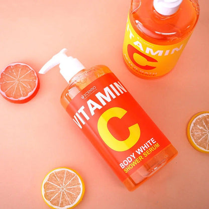 [SG INSTOCK] Beauty Buffet Vitamin C After Bath Body Essence & Body White Shower Serum 450ml