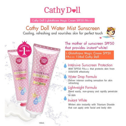 Cathy Doll L-Glutathione Magic Cream SPF50 PA+++138ml