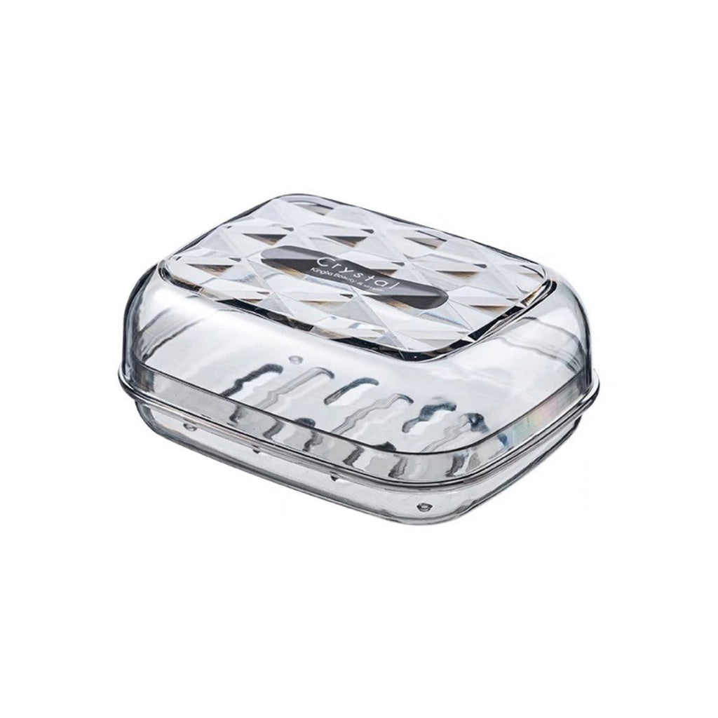 Crystal Design top Soap Dish soap box soap holder