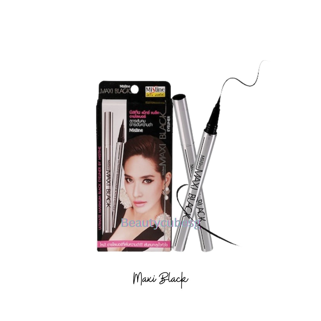 [SG INSTOCK] Mistine Super Black ,Fixed Liner,Maxi Black Eyeliner