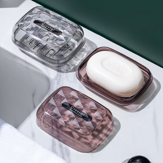 Crystal Design top Soap Dish soap box soap holder