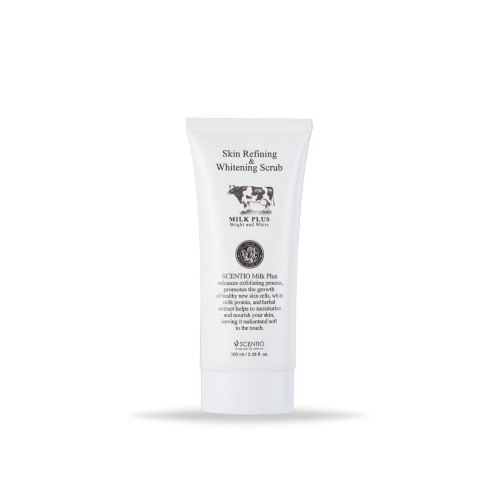[SG INSTOCK] SCENTIO MILK PLUS SKIN REFINING & WHITENING SCRUB 100 ML