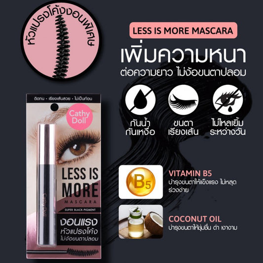 [SG INSTOCK] CATHY DOLL LESS IS MORE MASCARA 8G
