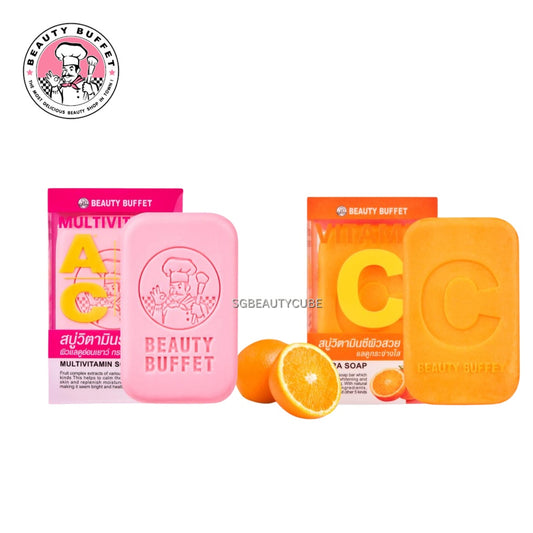 [SG INSTOCK] BEAUTY BUFFET VITAMIN C AURA ,MULTIVITAMIN SOAP 100 G