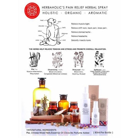 [SG INSTOCK] HERBAHOLIC'S PREMIUM HERBAL SPRAY ORIGINAL/LAVENDER/PEACH 80ML