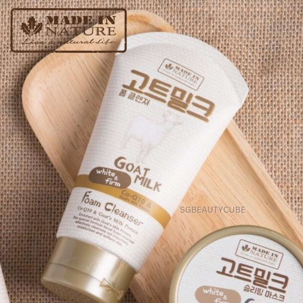 [SG INSTOCK] MADE IN NATURE GOAT MILK FOAM CLEANSER 100 ML