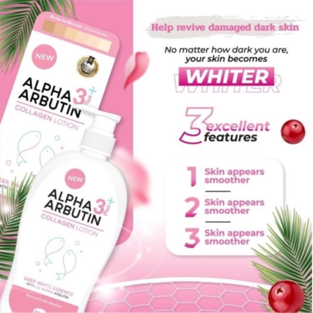 [SG INSTOCK] PRECIOUS SKIN THAILAND ALPHA ARBUTIN 3 PLUS COLLAGEN LOTION 495ML