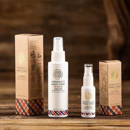 [SG INSTOCK] HERBAHOLIC'S PREMIUM HERBAL SPRAY ORIGINAL/LAVENDER/PEACH 80ML