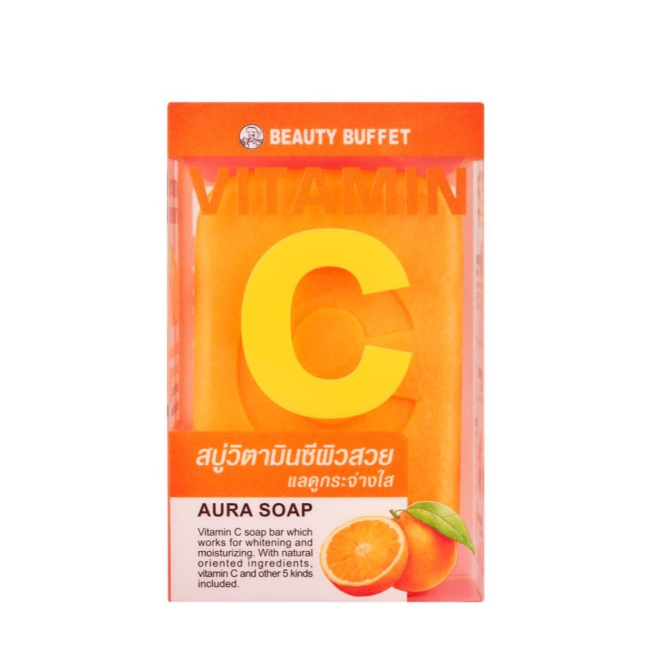 [SG INSTOCK] BEAUTY BUFFET VITAMIN C AURA ,MULTIVITAMIN SOAP 100 G