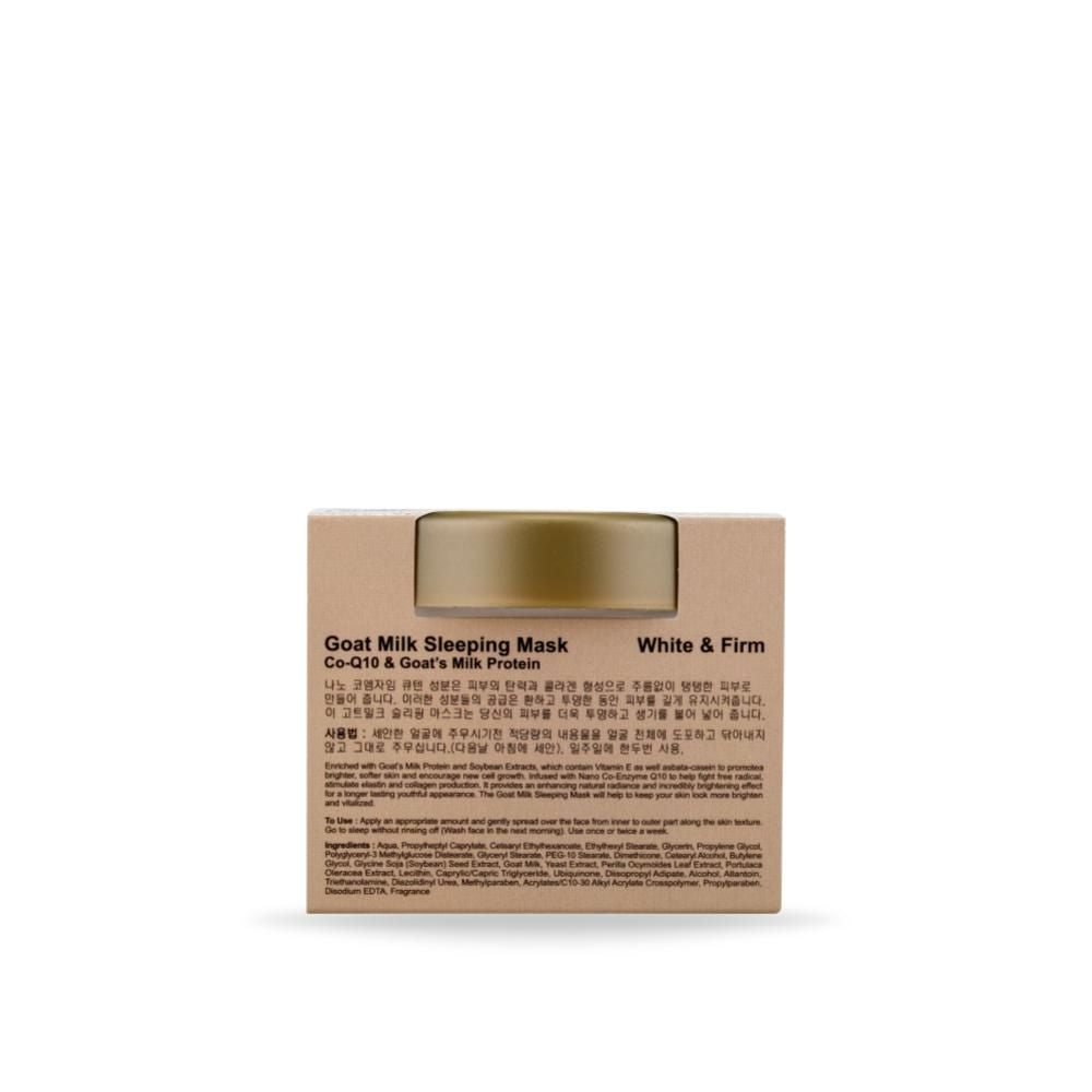[SG INSTOCK] MADE IN NATURE GOAT MILK WHITE&FIRM SLEEPING MASK 100 G