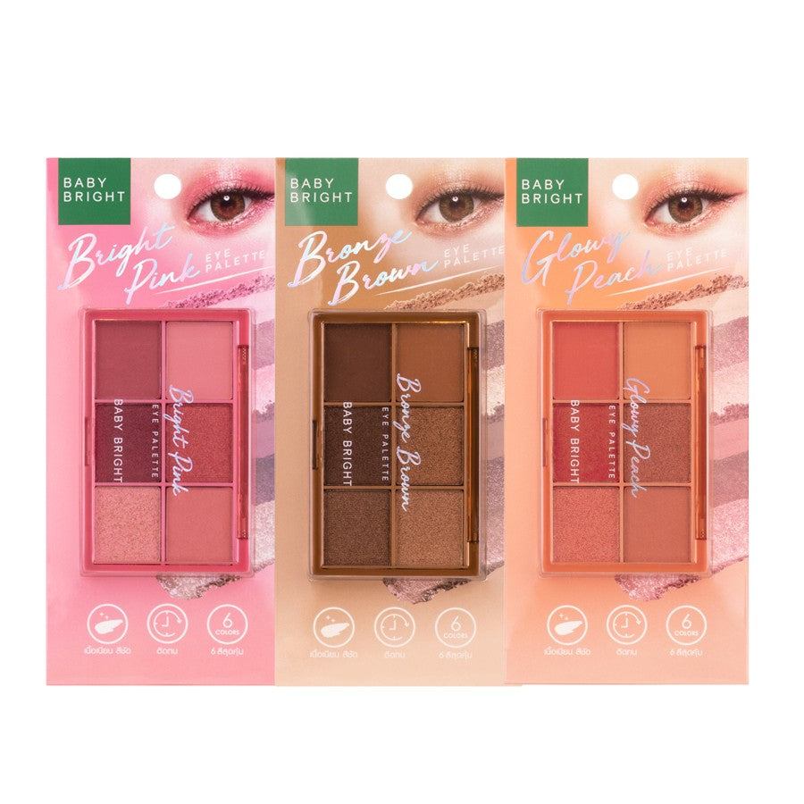[SG INSTOCK] BABY BRIGHT EYE PALETTE 0.7G X 6COLORS