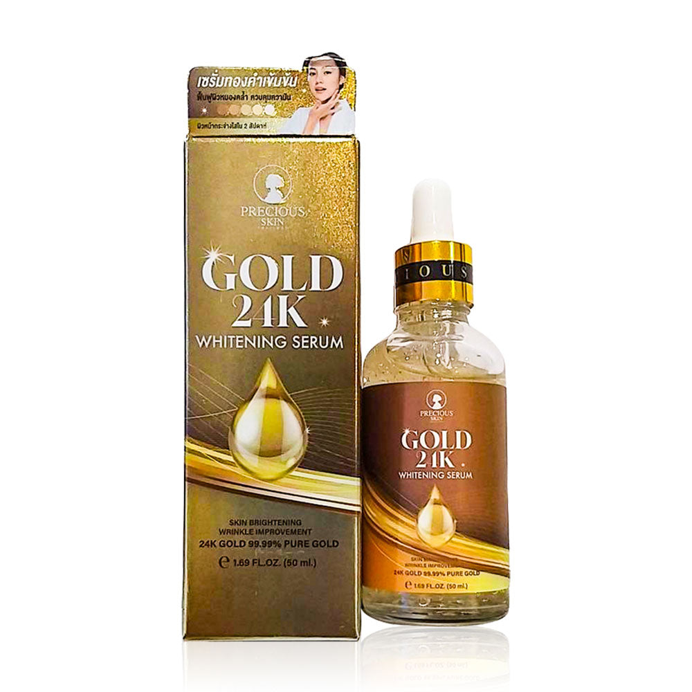 [SG INSTOCK] PRECIOUS SKIN THAILAND GOLD 24K WHITENING SERUM 50ML