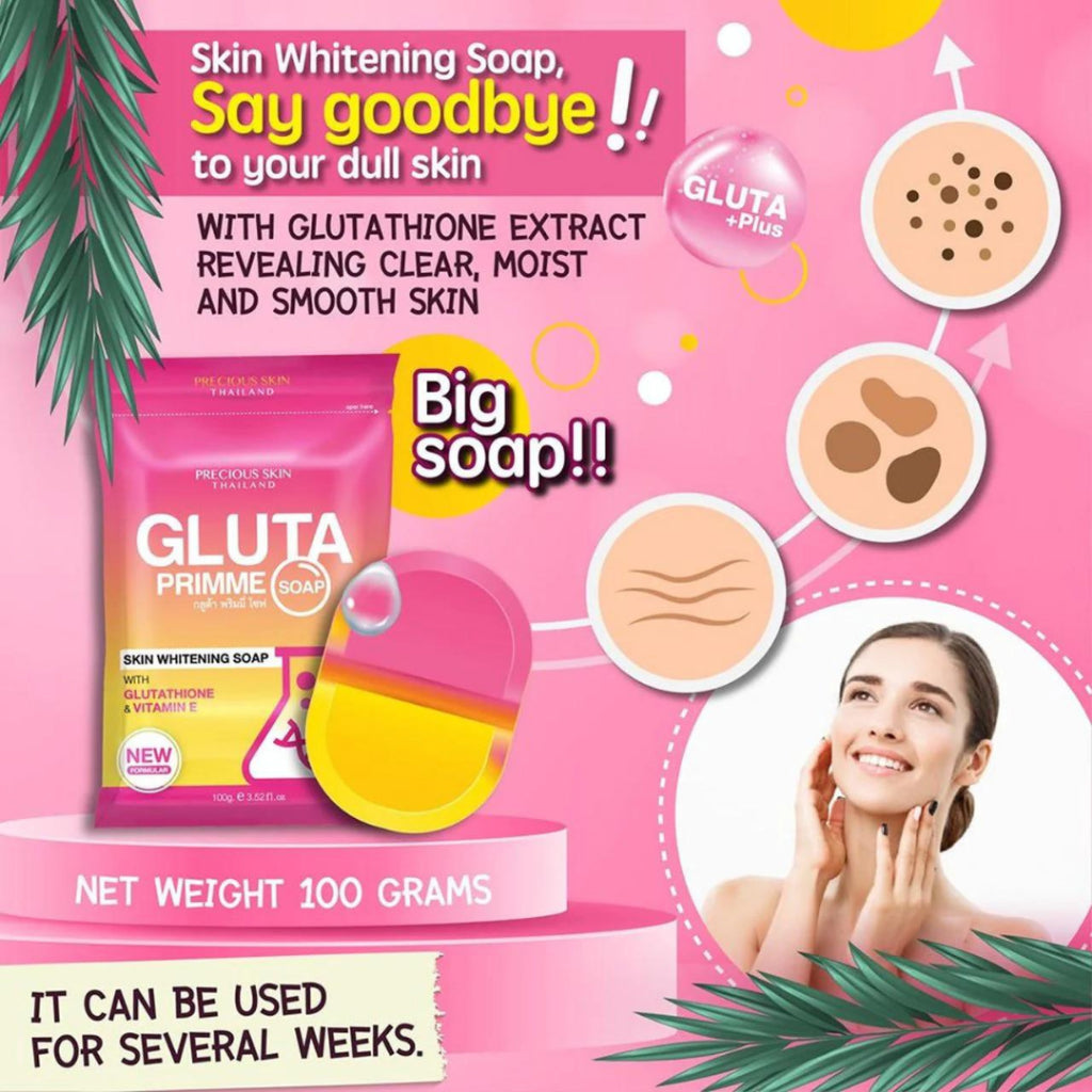 [SG INSTOCK] PRECIOUS SKIN THAILAND GLUTA PRIMME SOAP 100G