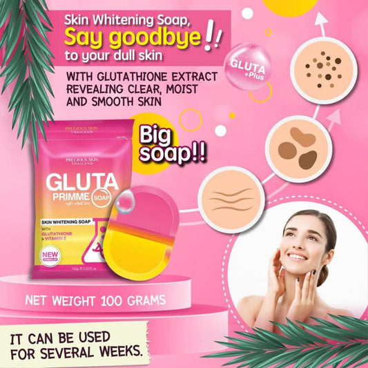 [SG INSTOCK] PRECIOUS SKIN THAILAND GLUTA PRIMME SOAP 100G
