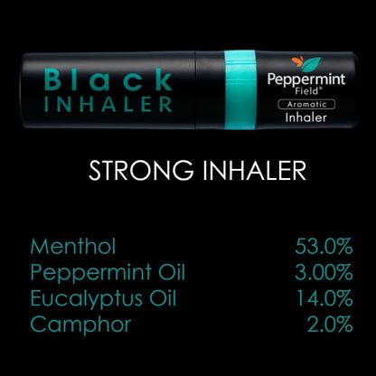 [SG INSTOCK] Peppermint Field Black / Orange Oil Essence  inhaler 2 in 1