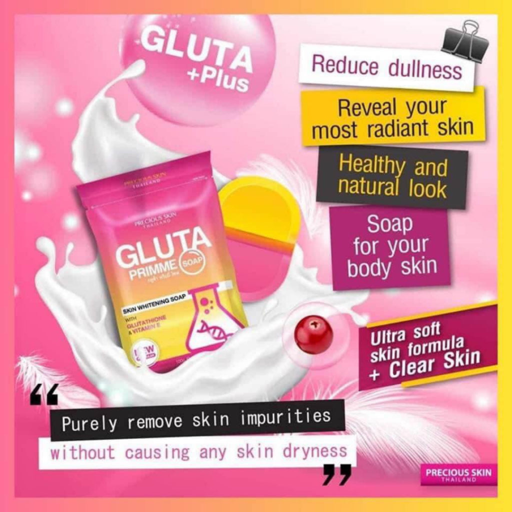 [SG INSTOCK] PRECIOUS SKIN THAILAND GLUTA PRIMME SOAP 100G