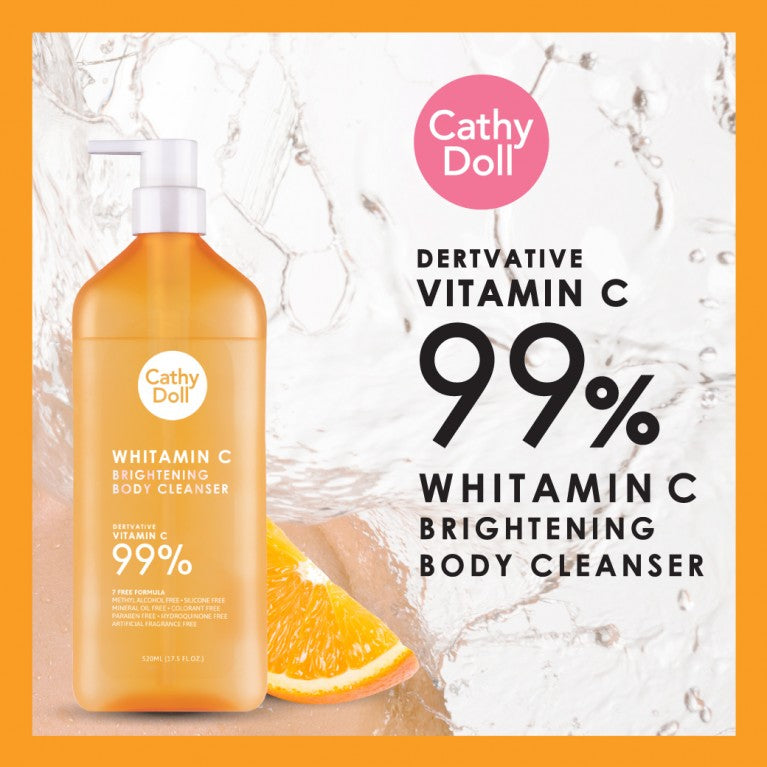 [SG INSTOCK] CATHY DOLL WHITAMIN C BRIGHTENING BODY CLEANSER 520ML