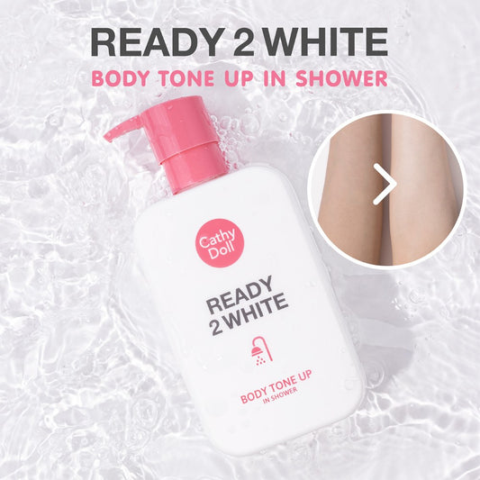 [SG INSTOCK] CATHY DOLL READY 2 WHITE BODY TONE UP IN SHOWER 400ML