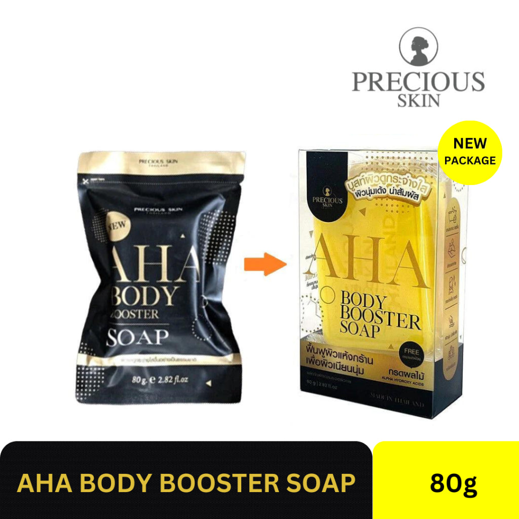 [SG INSTOCK] PRECIOUS SKIN THAILAND AHA BODY BOOSTER SOAP 80G