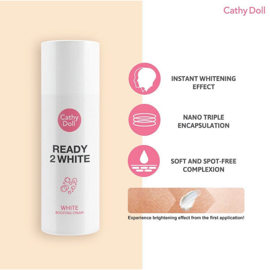 [SG INSTOCK] CATHY DOLL READY 2 WHITE WHITE BOOSTING CREAM 75ML