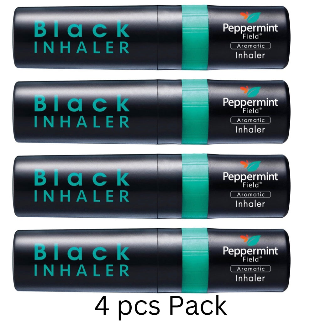[SG INSTOCK] Peppermint Field Black / Orange Oil Essence  inhaler 2 in 1