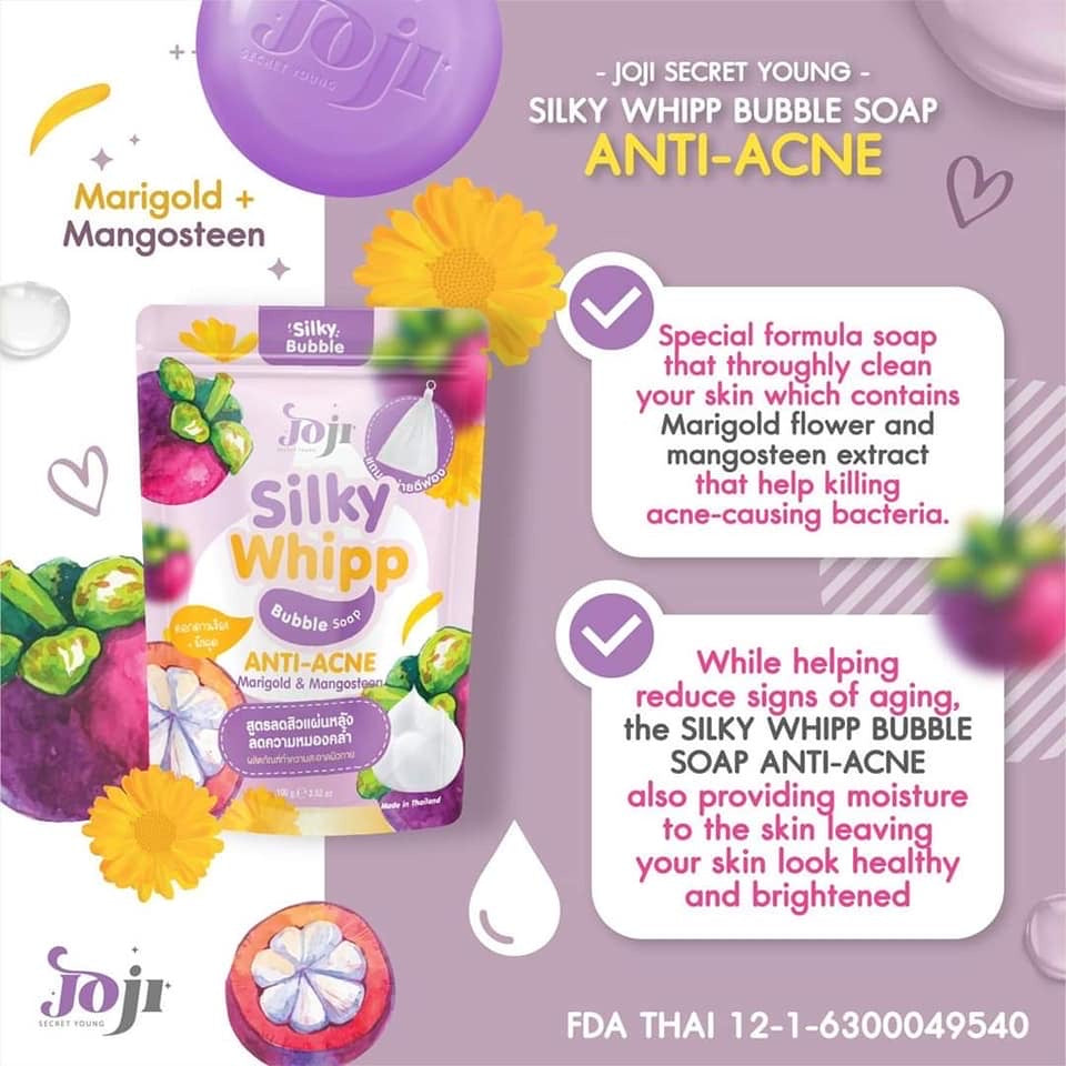 [SG INSTOCK]Joji Secret Young Silky Whipp Bubble Soap,Spa Bubble Soap 100G