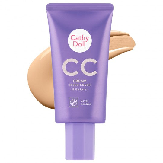 [SG INSTOCK] CATHY DOLL SPEED WHITE / SPEED COVER CC CREAM SPF50+ PA+++ 50ML